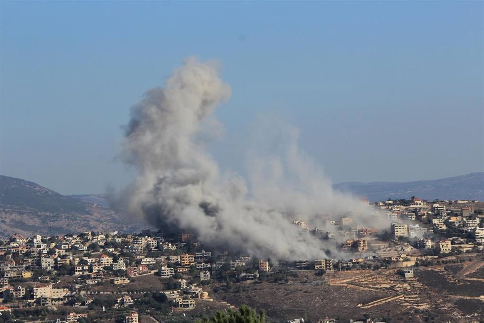 Bombardeo israelí en el sur de Líbano (archivo)