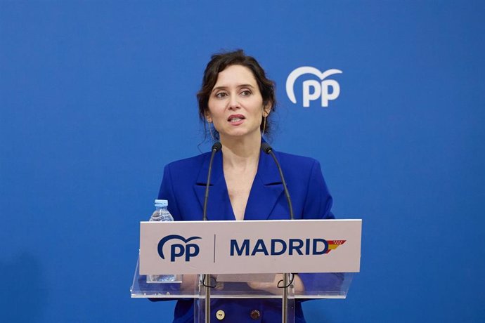 La presidenta de la Comunidad de Madrid y del PP de Madrid, Isabel Díaz Ayuso.