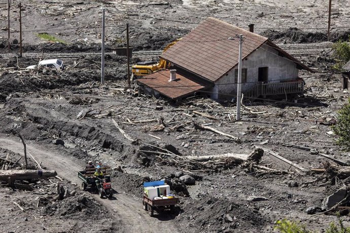 Archivo - Inundaciones en Bosnia (archivo)