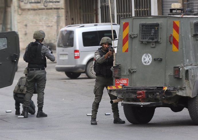 Militares israelíes en Cisjordania