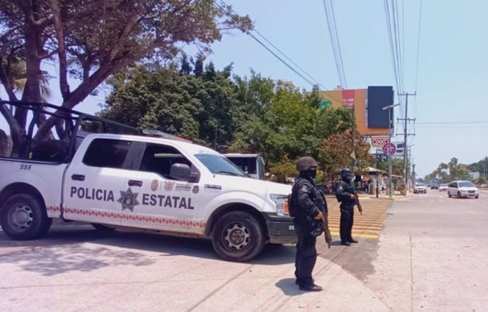 Archivo - Agentes de la Policía estatal de Guerrero en Acapulco (archivo)