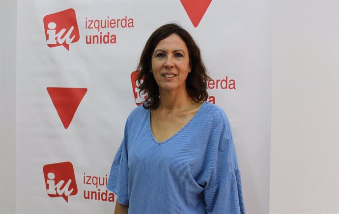 Imagen de la secretaria federal de Organización de IU, Eva García Sempere.