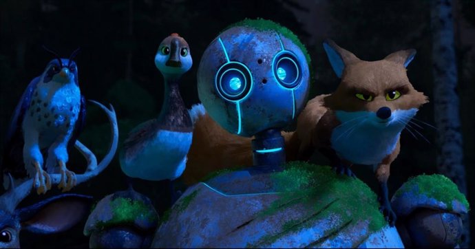 La Robot salvaje se enfrenta a los depredadores en este clip en primicia de lo nuevo de Dreamworks