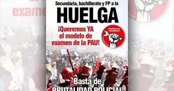 Estudiantes convocan huelga este viernes en ESO, Bachillerato y FP por no conocer el modelo de examen de la nueva PAU