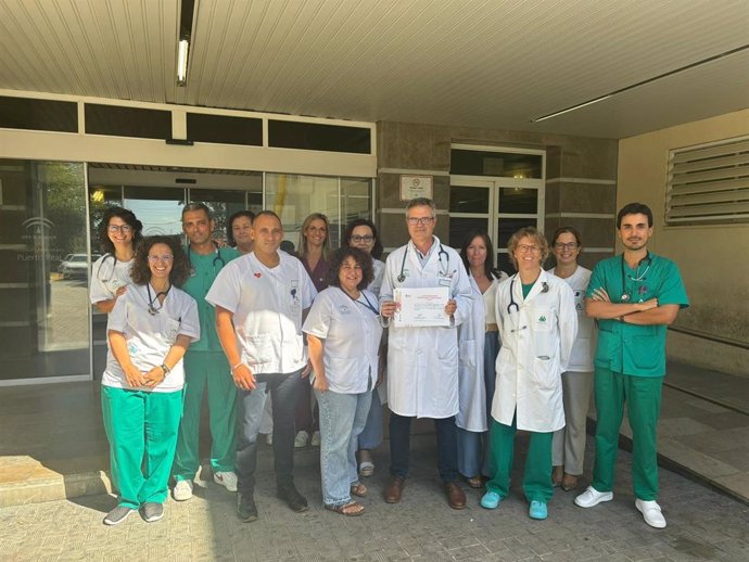 Profesionales de la Unidad de Asma del Hospital de Puerto Real, acreditada por la Sociedad Española de Neumología