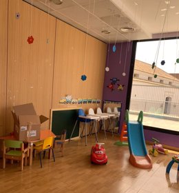 Interior de una escuela infantil de primer ciclo en Andalucía.