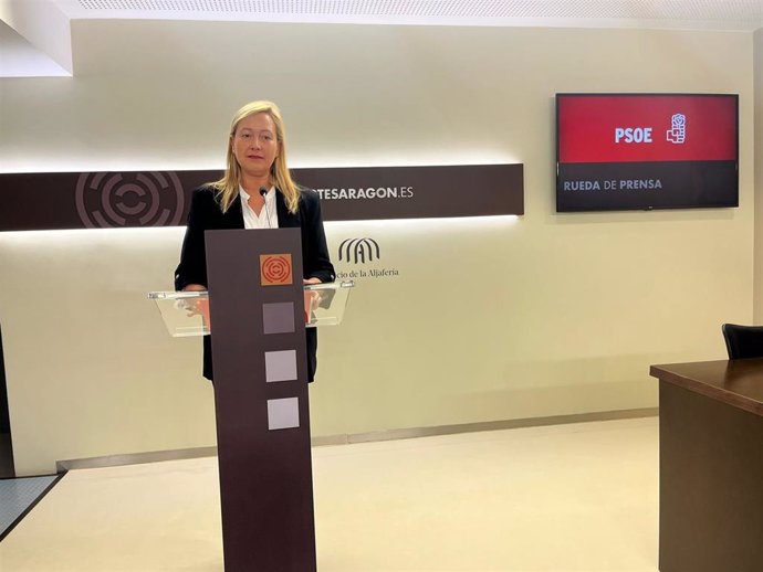 Marta Gastón, portavoz en materia económica del grupo del PSOE.