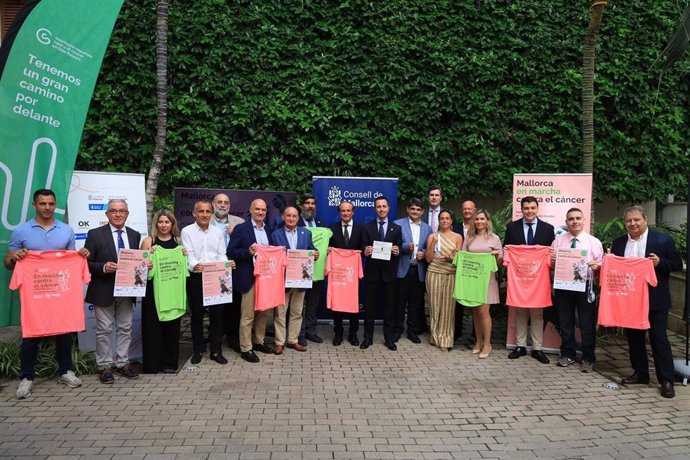 Presentación de la carrera 'Mallorca en marcha contra el cáncer'