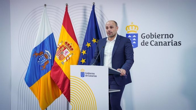 Archivo - El viceconsejero de Presidencia y portavoz del Gobierno de Canarias, Alfonso Cabello