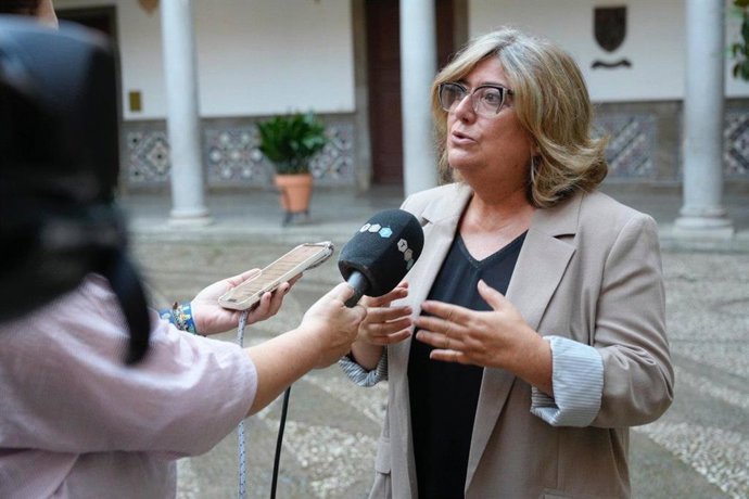 La concejala del PSOE en Granada Ana Muñoz, en imagen de archivo