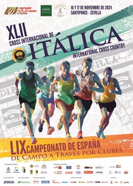 Cartel de la XLII Cross Internacional de Itálica.