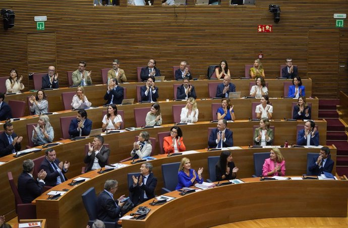 El president de la Generalitat, Carlos Mazón, en el Debat de Política General