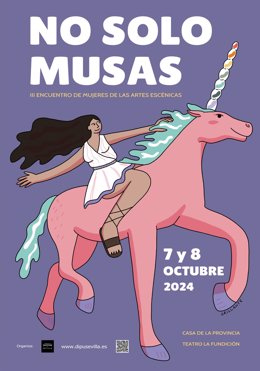 Cartel del III Encuentro No sólo Musas