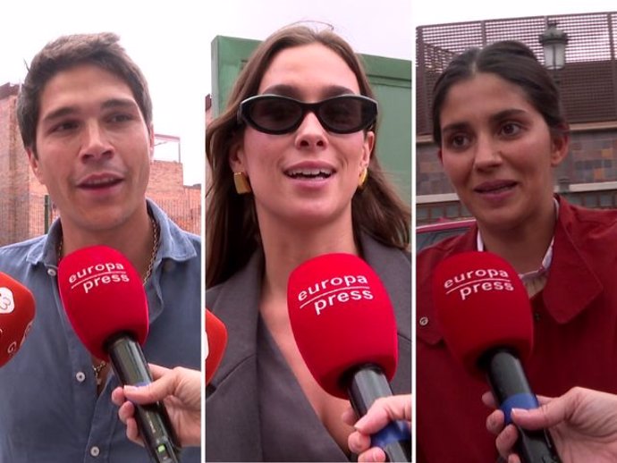 María Pombo, Pablo Castellano y María García de Jaime