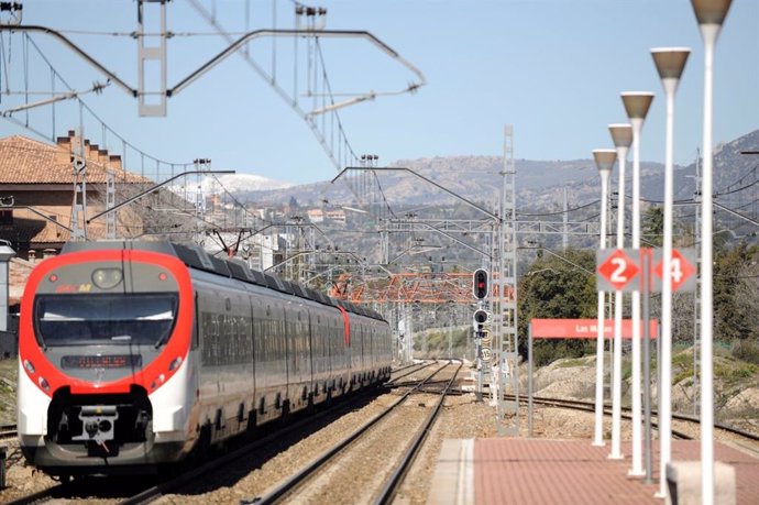 Archivo - Imagen de recurso de la estación de Cercanías de Las Matas, en Las Rozas