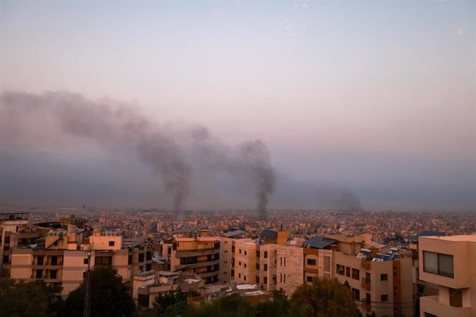 Bombardeos israelíes sobre Beirut