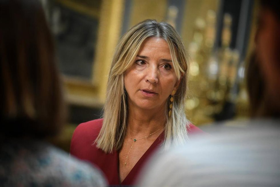 Archivo - La portavoz del PP en el Senado, Alicia García, a su salida de una rueda de prensa en el Senado, a 28 de agosto de 2024, en Madrid (España). En su comparecencia, Alicia García ha anunciado la actividad del Grupo Popular en los próximos meses.