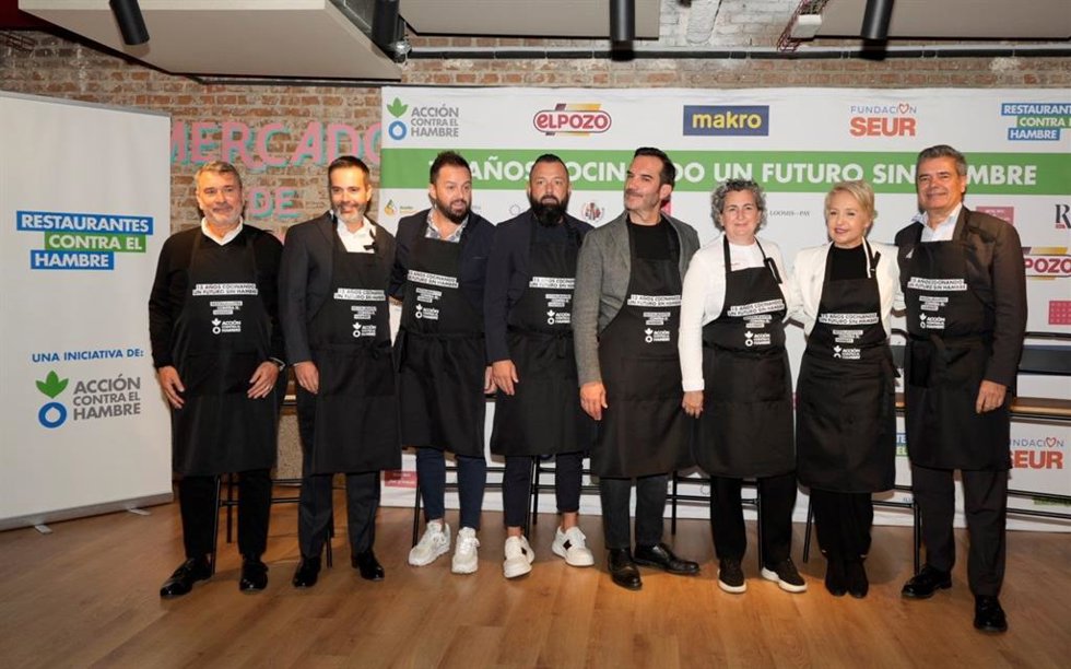 Imagen de la presentación de la campaña Restaurantes contra el Hambre