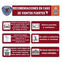 Algunas de las recomendaciones difundidas por Bomberos de León y Protección Civil ante la llegada de los restos del huracán Kirk a la ciudad.