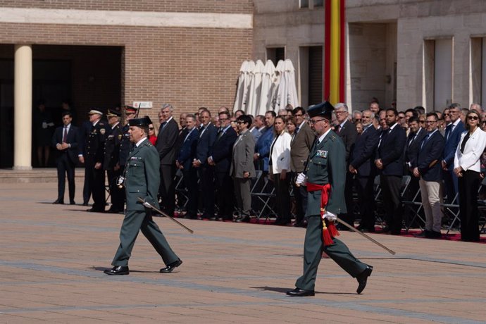 Archivo - El general en cap de la Guàrdia Civil de Catalunya, Pedro Antonio Pizarro de Medina