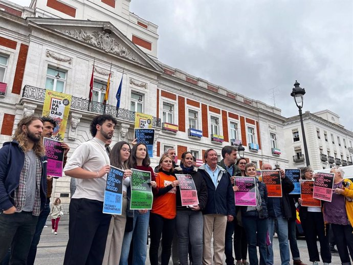 Un total de 39 colectivos llaman a la ciudadanía a participar en una manifestación por el derecho a la vivienda este domingo