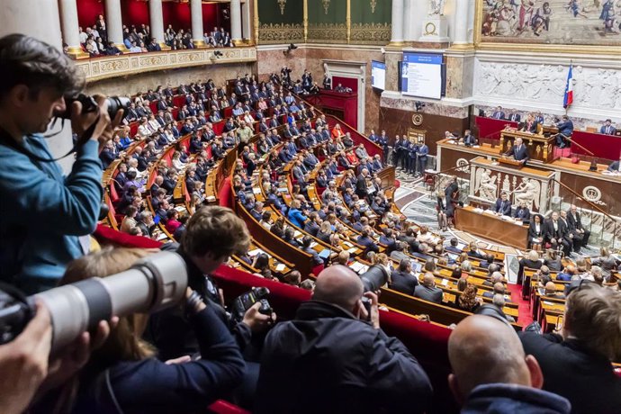 Vista general de la Asamblea Nacional de Francia