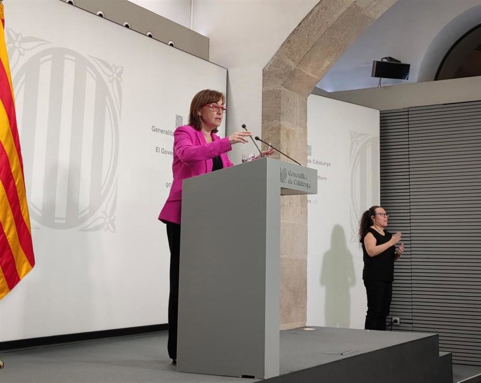 La portavoz del Govern y consellera de Territorio, Vivienda y Transición Ecológica, Sílvia Paneque