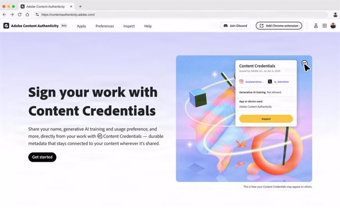 Latam.-Portaltic.-Adobe Content Authenticity protegerá el trabajo de los artistas de las IA