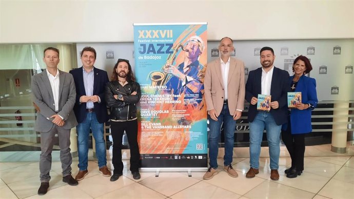 Presentación de la programación del 37º Festival Internacional de Jazz de Badajoz.