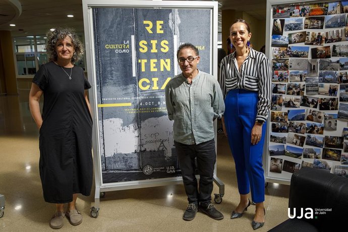 Inauguración de la instalación artística 'Resistencia'.