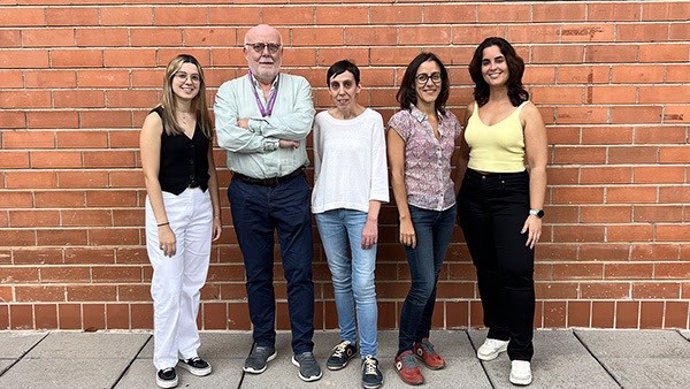 De izquierda a derecha, Ariadna Vila-Planas, Marçal Pastor-Anglada, Montserrat Terrazas, Sandra Pérez-Torras y Aida Mata-Ventosa.