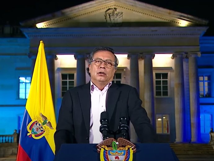 El presidente de Colombia, Gustavo Petro