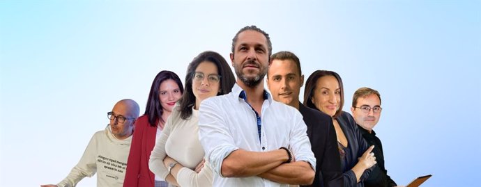 Algunos emprendedores del Club