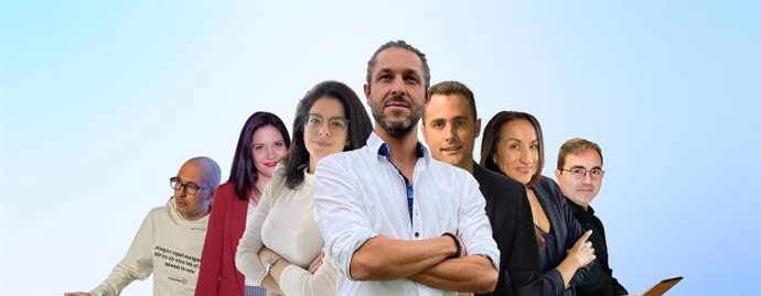 Algunos emprendedores del Club