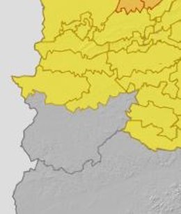 Alertas para el 9 de octubre en Extremadura