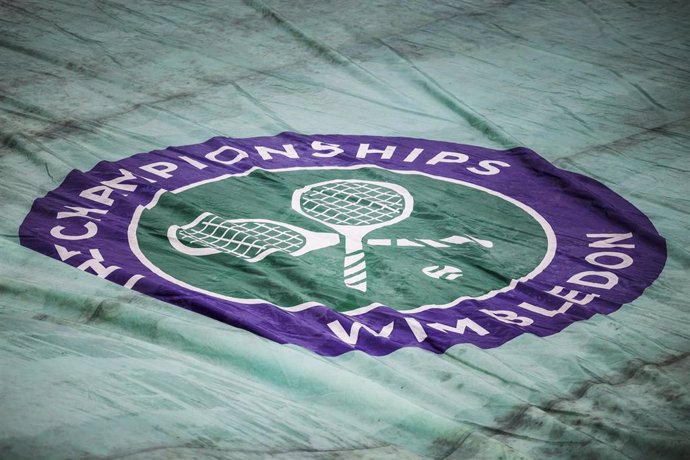 Archivo - Logotipo de Wimbledon. 