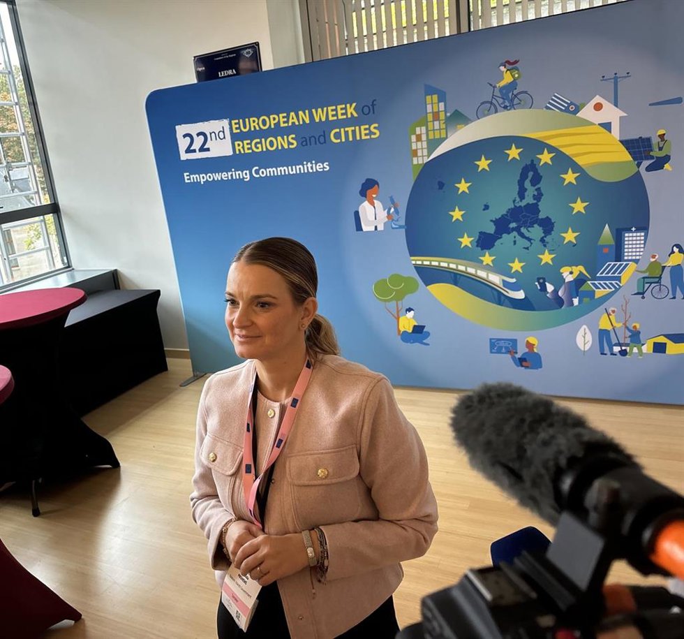 La presidenta del Gover, Marga Prohens, en Bruselas.