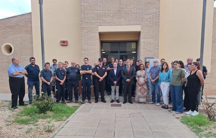 Minuto de silencio en memoria de los fallecidos en las inundaciones de Sant Llorenç de 2018.