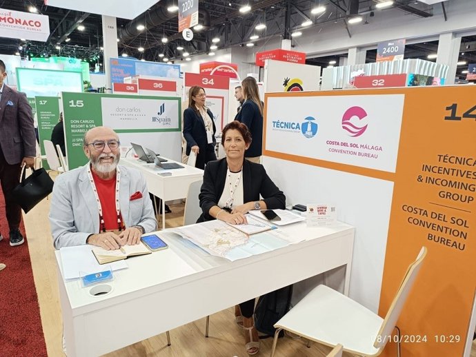 Turismo Costa del Sol cuenta con tres mesas de trabajo en el estad de Turespaña en la feria IMEX América que se celebra del 8 al 10 de octubre en Las Vegas.