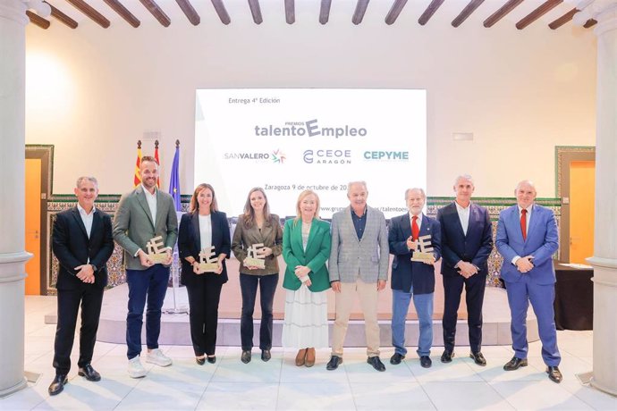 Acto de entrega de los Premios 'Talento Empleo Aragón'