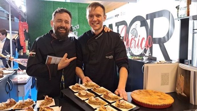 El ibérico protagoniza la última jornada en el stand de Salamanca en el congreso San Sebastián Gastronomika.