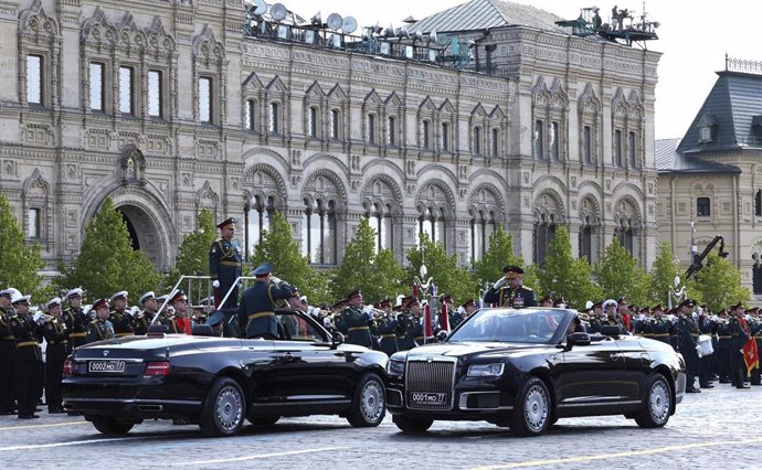 Archivo - Desfile por el Día de la Victoria en Moscú en mayo de 2023