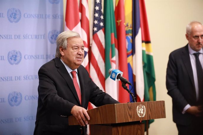 El secretario general de Naciones Unidas, António Guterres