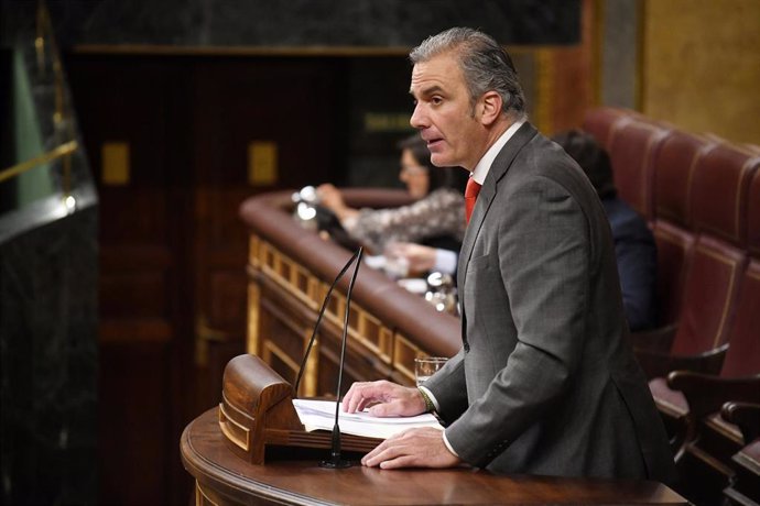 Archivo - El diputado de Vox, Javier Ortega Smith, en el Congreso de los Diputados, a 28 de mayo de 2024, en Madrid (España). 