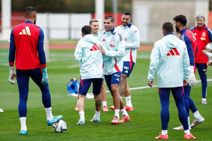 Training Session - Spanish National Soccer Team