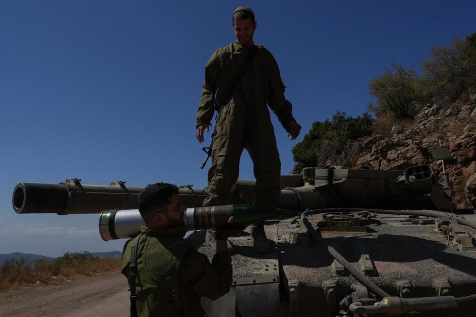 Soldados israelíes en Líbano