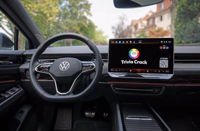 AirConsole launches its in-car gaming platform on Volkswagen vehicles, adding Trivia Crack to its expanding game catalog