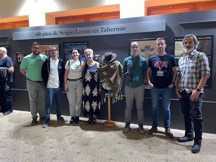 Inauguracion de la exposición sobre Sergio Leone en el AWFF de Tabernas (Almería)