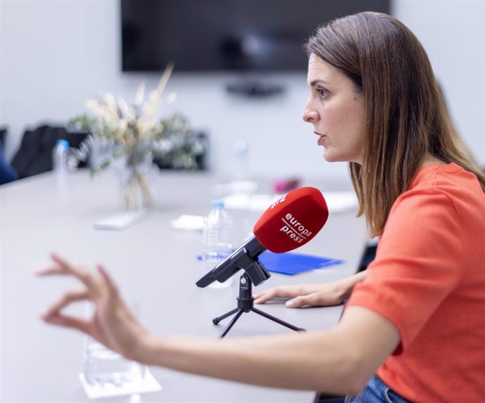 Archivo - La portavoz de Más Madrid en el Ayuntamiento, Rita Maestre, en una entrevista en Europa Press.