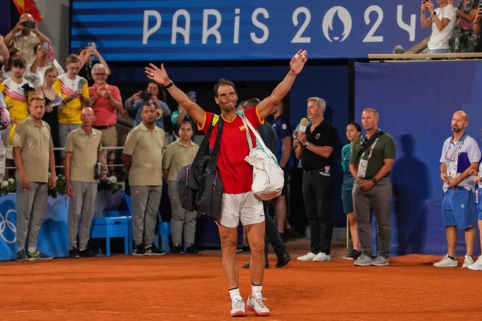 Archivo - Arxiu - Rafael Nadal durant els Jocs de París